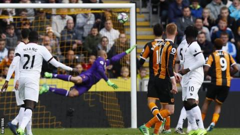 Sam Clucas scores for Hull