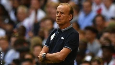 Nigeria coach Gernot Rohr