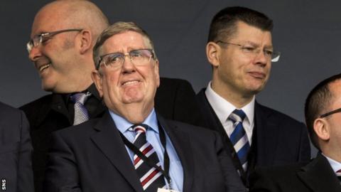Interim Rangers chairman Douglas Park had called for the suspension of SPFL chief executive Neil Doncaster