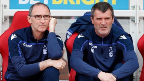 Martin O'Neill and Roy Keane