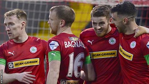 Cliftonville beat Ballymena United