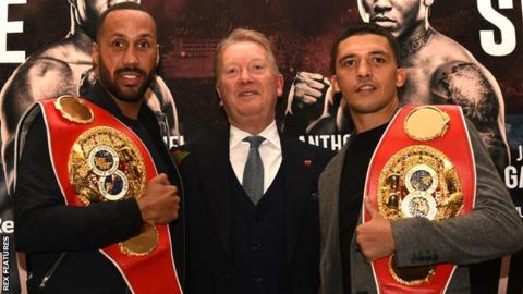 James DeGale, Frank Warren and Lee Selby