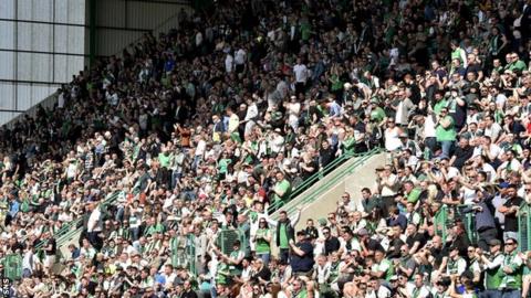 Hibs fans