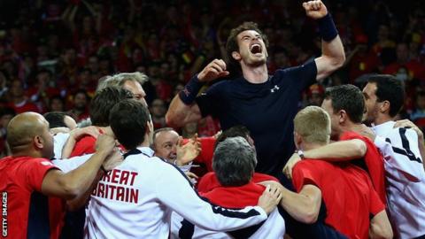 Andy Murray won every match he played in the Davis Cup winning run