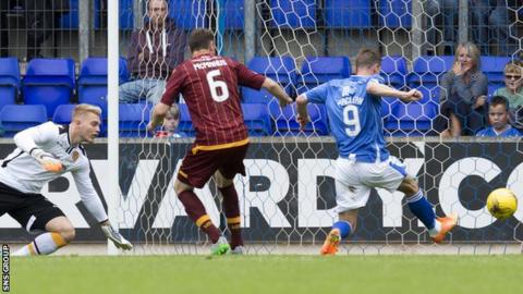 Steven MacLean knocks in the first of two close-range goals