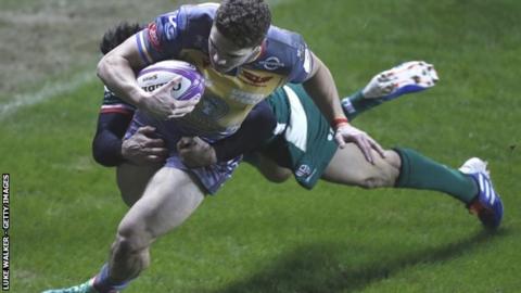 Corey Baldwin scored Scarlets' opening try - just as he did in the 20-16 home win against London Irish in November