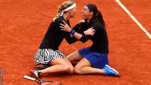 Kristina Mladenovic and Caroline Garcia