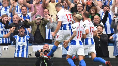 Brighton celebrate