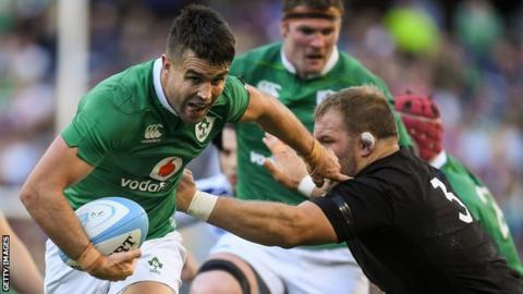 Conor Murray scored a try in Ireland's historic 40-29 win over New Zealand in Chicago