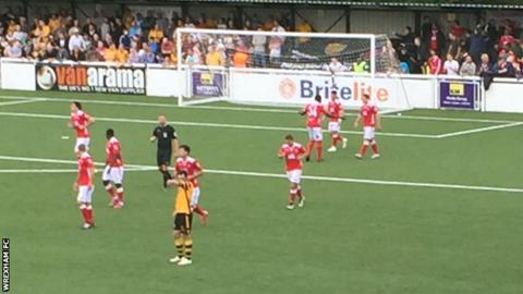 Wrexham celebration pic from Twitter