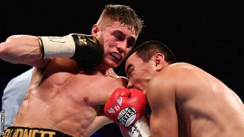 Burnett became a unified bantamweight champion after beating Zhanat Zhakiyanov in October 2017
