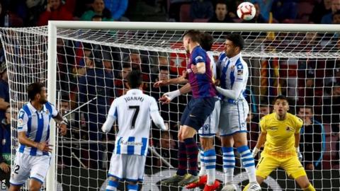 Clement Lenglet scores for Barcelona