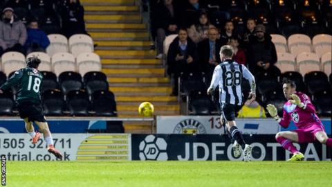 Aidan Connolly broke clear to open the scoring in Paisley