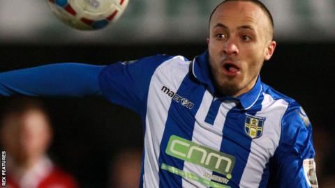 Elliott Buchanan in action for former club Bishop's Stortford