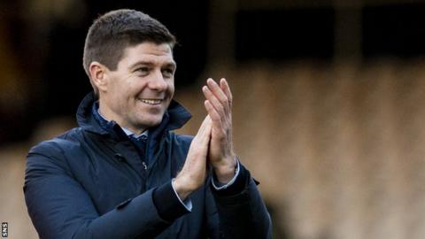 Rangers manager Steven Gerrard