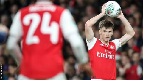 Kieran Tierney made his Arsenal debut against Nottingham Forest last week