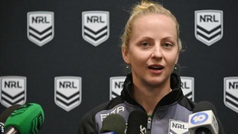 NRL official Belinda Sharpe