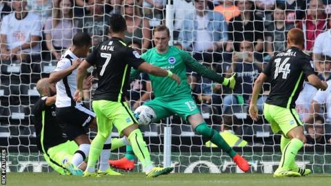 David Stockdale saves from Tom Ince