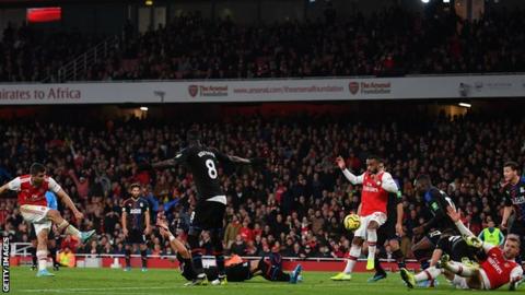 Arsenal had a third goal controversially disallowed following VAR intervention in Sunday's 2-2 draw with Crystal Palace