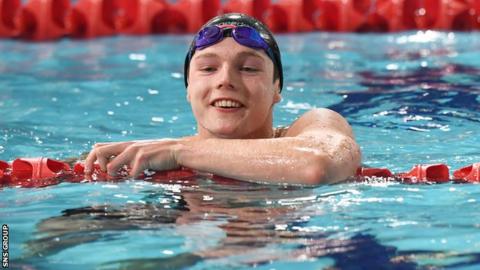 Duncan Scott won the 50m butterfly at Tollcross on Sunday