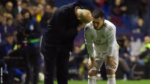 Zinedine Zidane and Eden Hazard