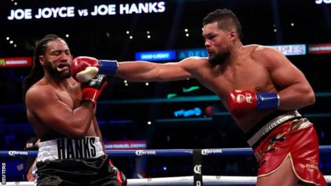 Joe Joyce fights Joe Hanks