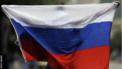 Russia has been banned from competing as a nation in athletics since 2015