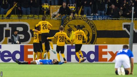 Christian Fassnacht's 93rd-minute strike denied Rangers top spot in the group