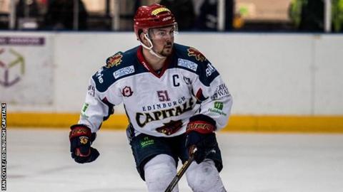 Edinburgh Capitals captain Mike D'Orazio