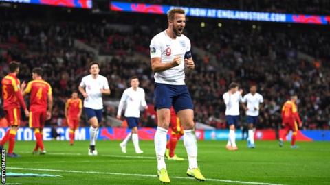 England 7 0 Montenegro Hosts Reach Euro 2020 As Harry Kane Scores