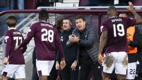 Daniel Stendel's Hearts side are fourth points adrift in the Scottish Premiership