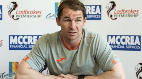 Partick Thistle manager Alan Archibald
