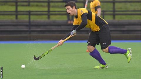 James Corry equalised for Instonians against UCD