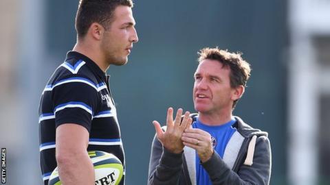 Sam Burgess and Mike Ford