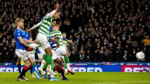 Christopher Jullien was in an offside position when he scored in the Scottish League Cup final against Rangers