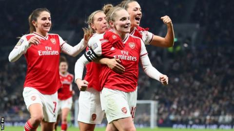 Arsenal celebrate