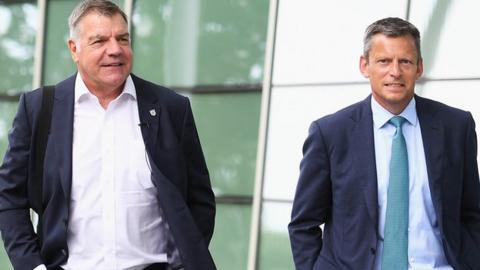 Martin Glenn with Sam Allardyce