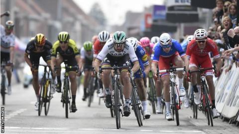 Peter Sagan wins