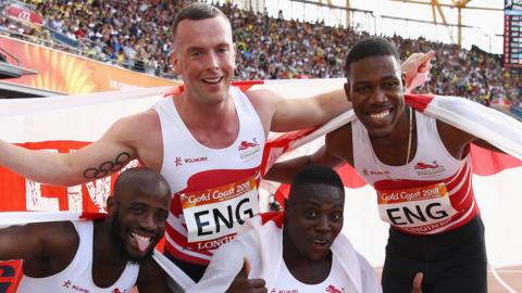 England relay team