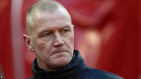 Sheffield Wednesday interim boss Lee Bullen at the City Ground