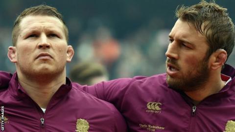 Chris Robshaw (right) and Dylan Hartley