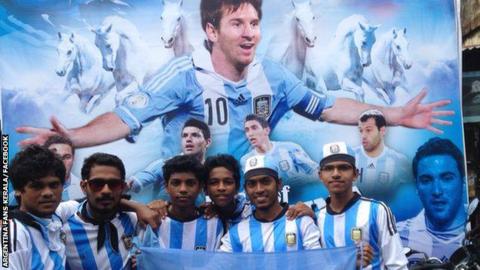 Argentina Fans in Kerala