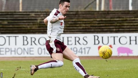 Jamie Walker slots home for Hearts