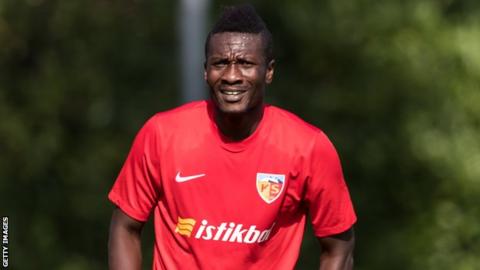 Ghana and Kayserispor's Asamoah Gyan