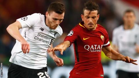 Andy Robertson and Alessandro Florenzi