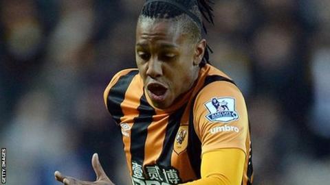 Hull City striker Abel Hernandez