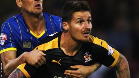 Cambridge striker Barry Corr