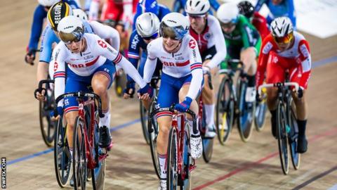 Neah Evans and Laura Kenny