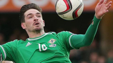 Northern Ireland striker Kyle Lafferty