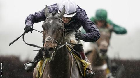 Sam Twiston-Davies on board Riders Onthe Storm